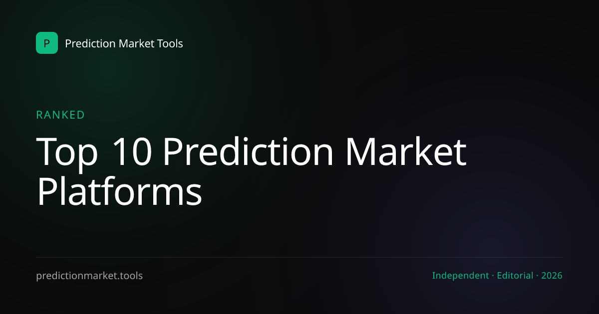 Top 10 Prediction Market Platforms - Best Sites to Trade 2026 ...